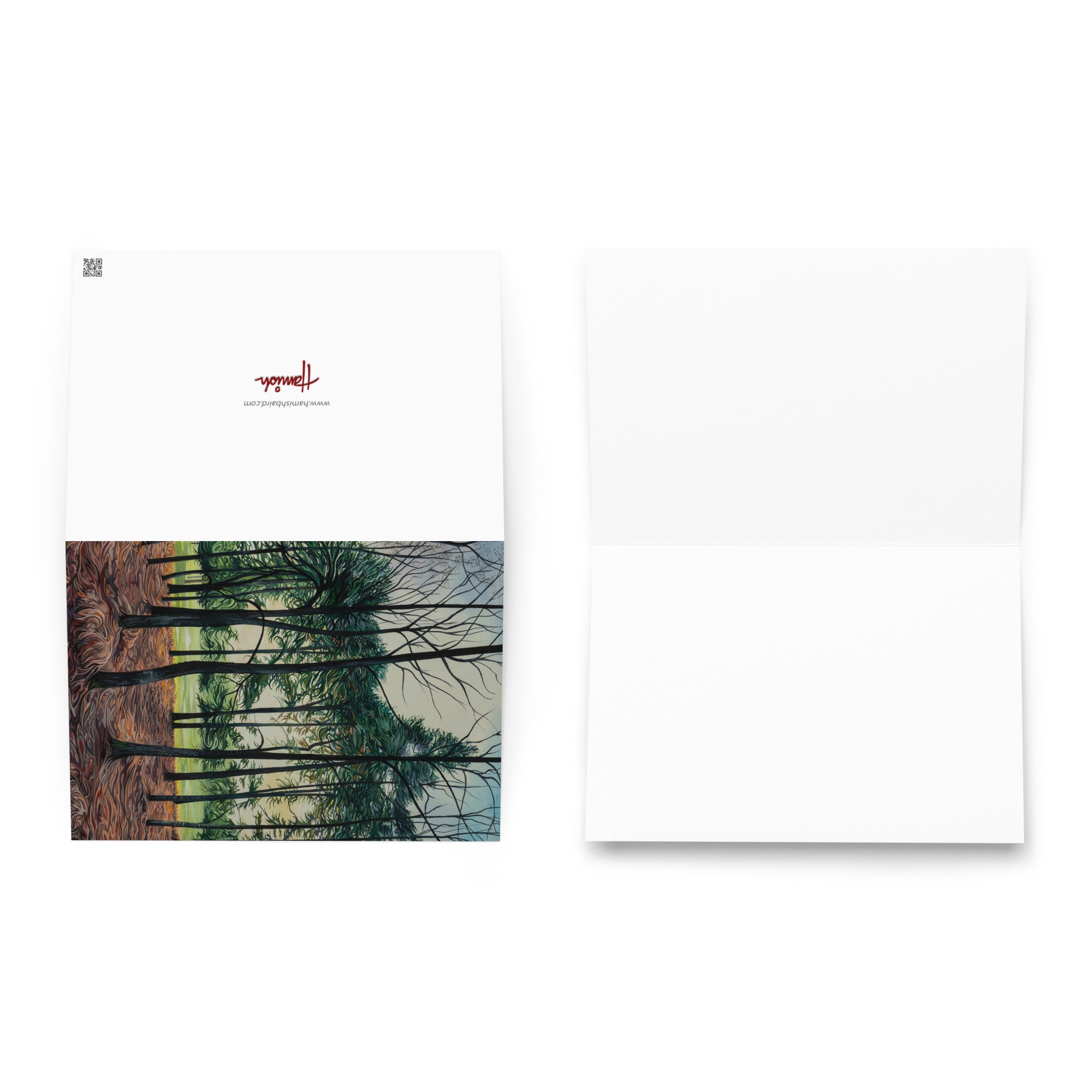 Sunset through the Pines